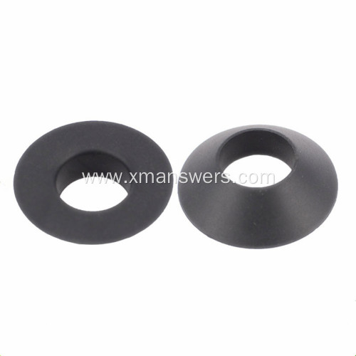 Custom silicone rubber grommet plugs for hole